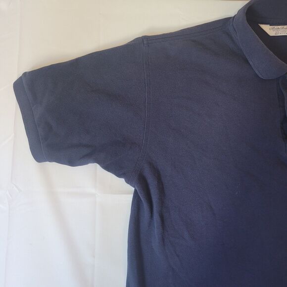 Brooks Brothers Golden Fleece Polo Shirt Navy Large Made in USA 100% Cotton - Picture 7 of 7